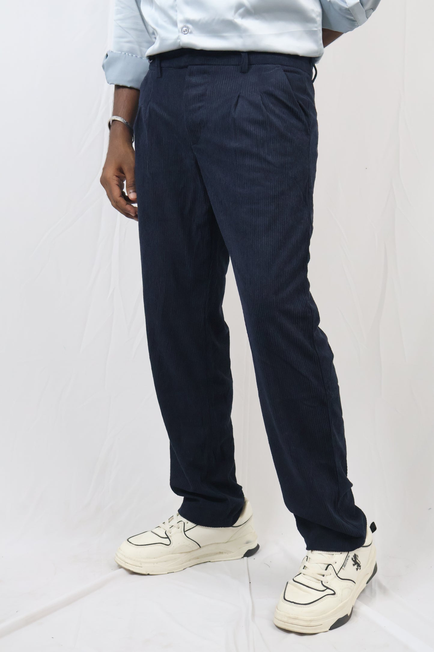 Blue courdroy gurkha-Pant