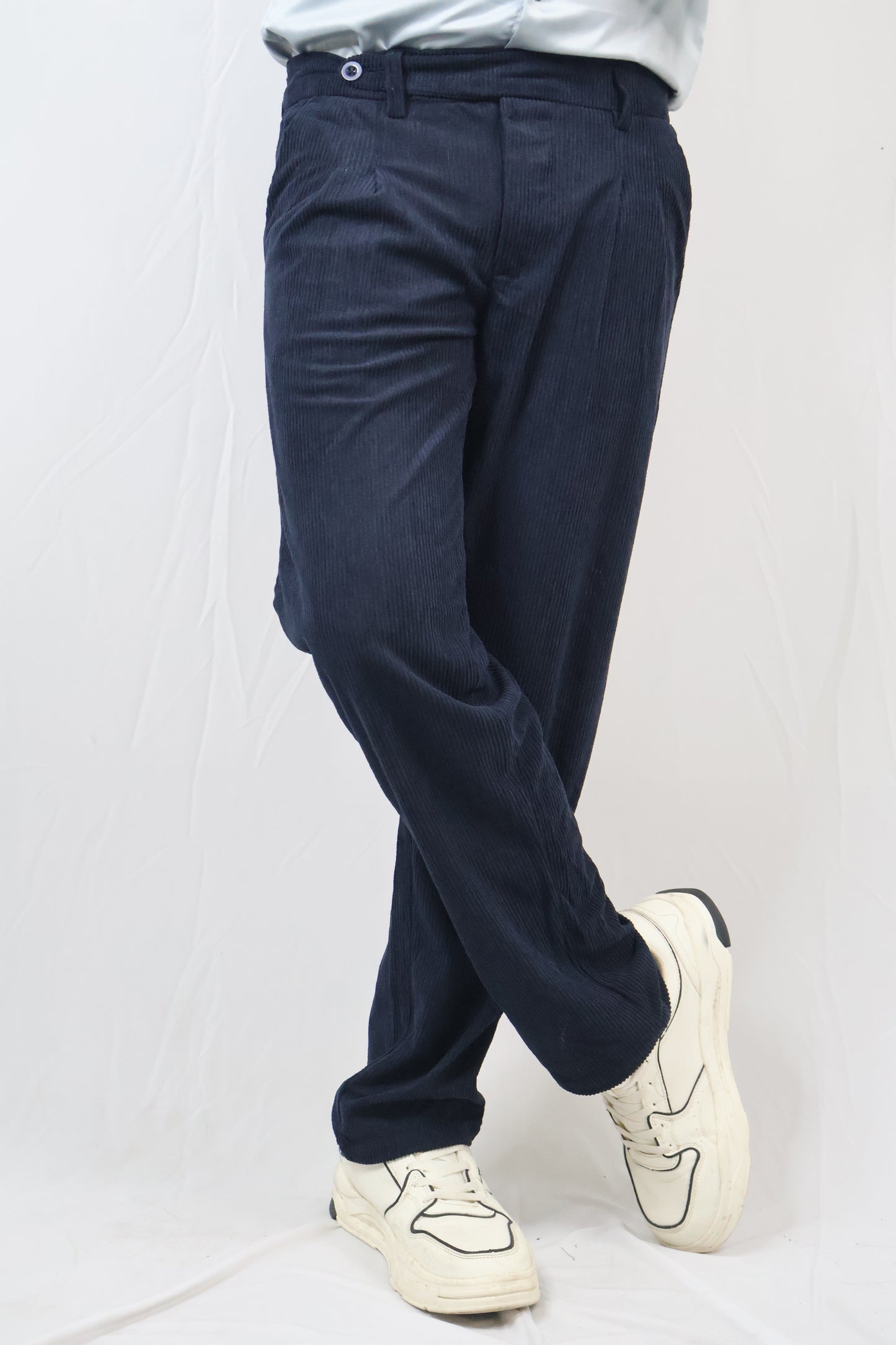 Blue courdroy gurkha-Pant
