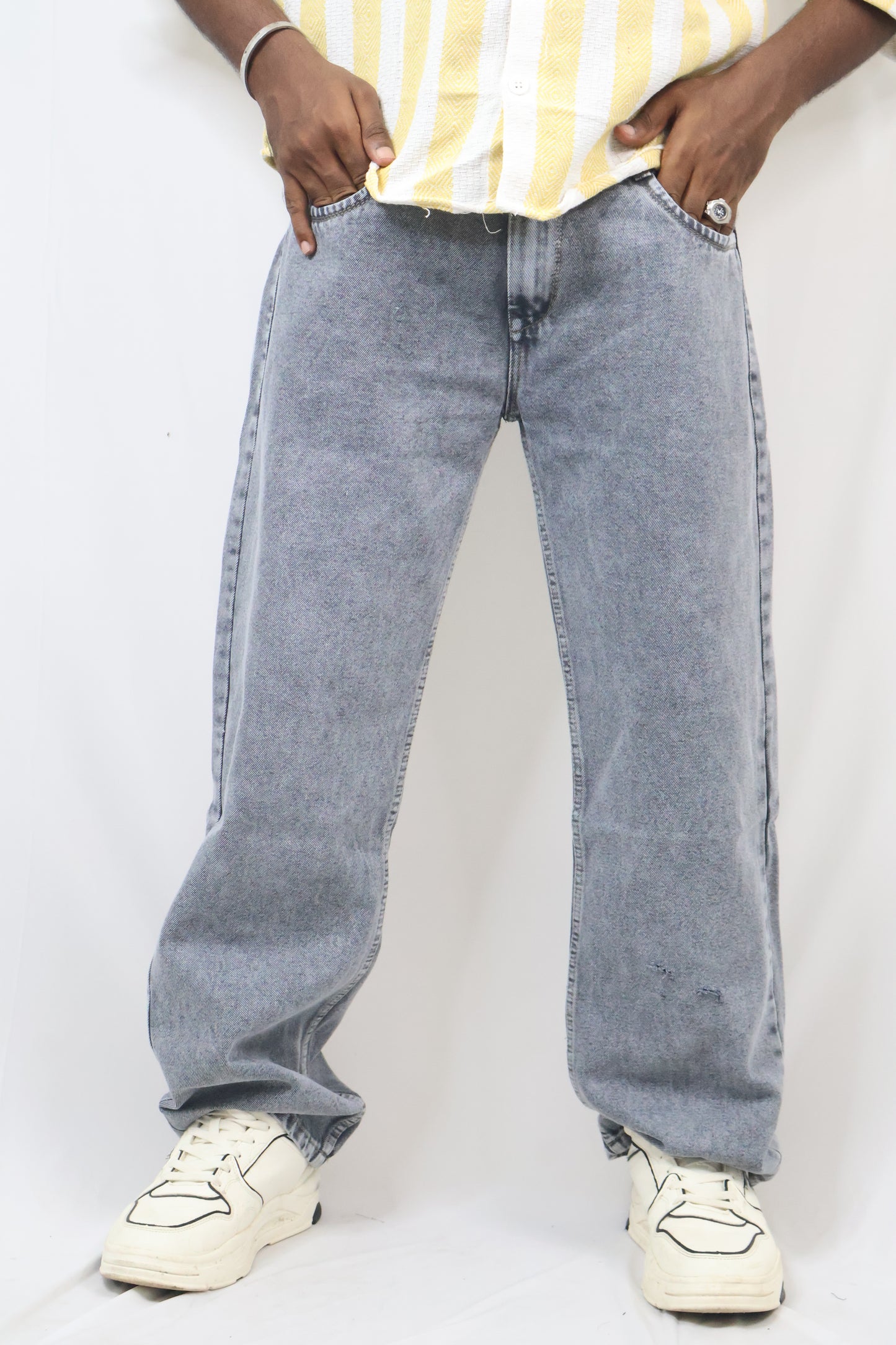 Grey Mom fit Jean