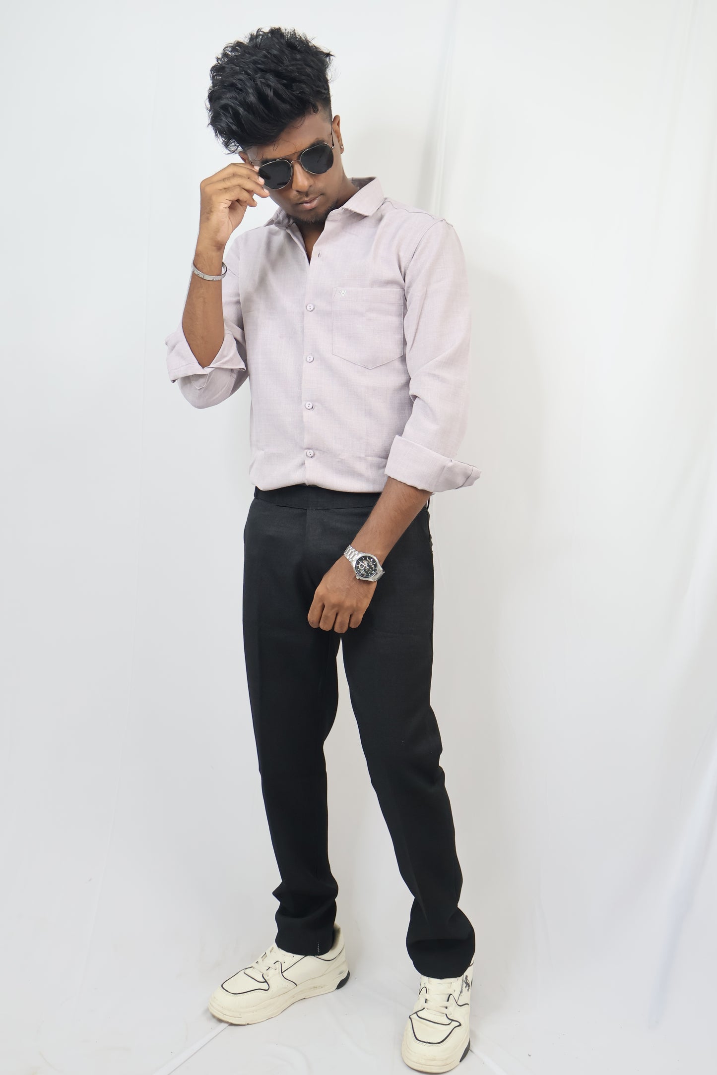 Lavender-linen Shirt
