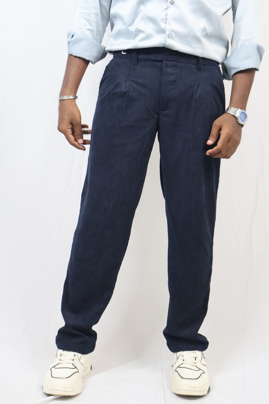 Blue courdroy gurkha-Pant