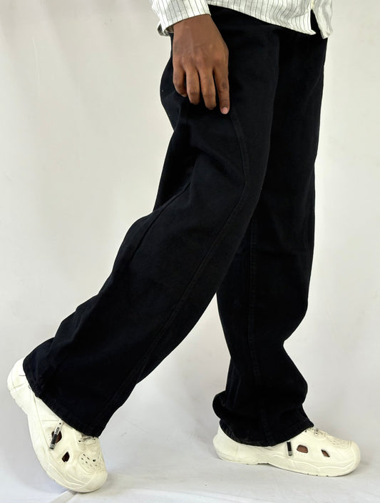 Baggy-Black jean