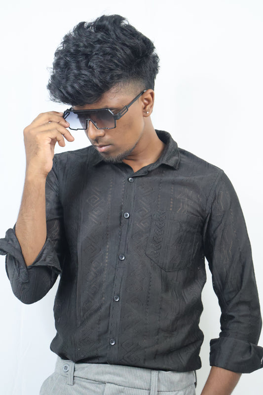 Black-Netted Shirt