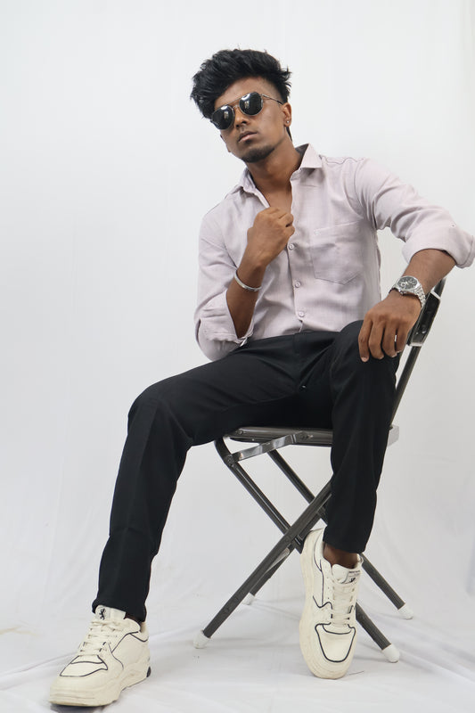 Lavender-linen Shirt