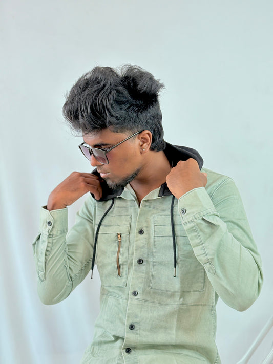 Monkey-collar Shirt