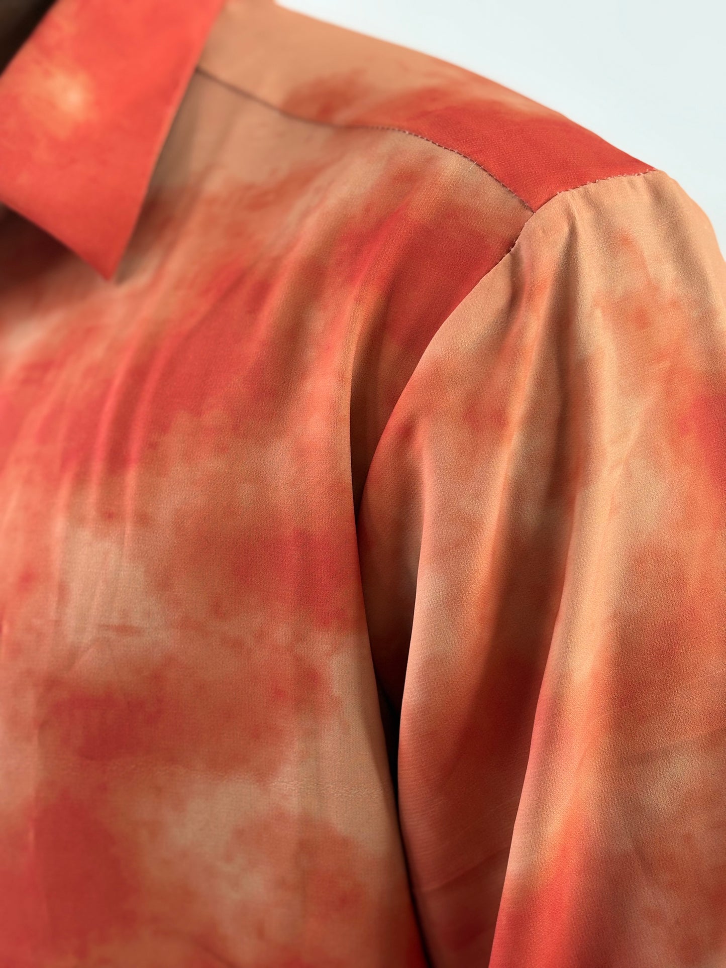 Orange-casual Shirt